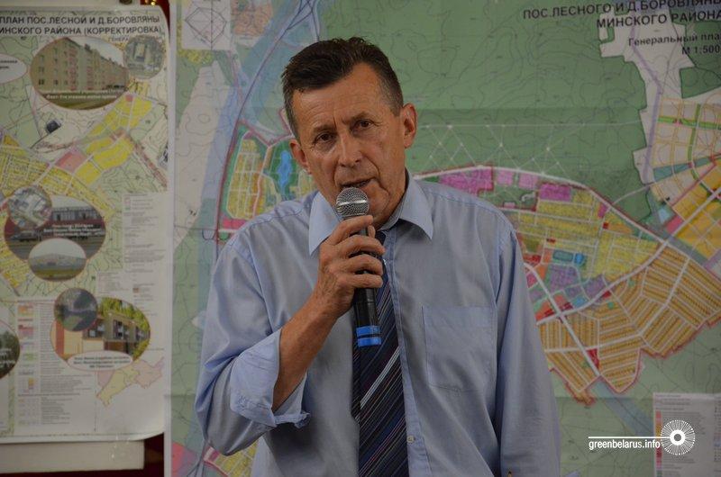 Валерый Ляўковіч, прадстаўнік УП «БелНДІПгорадабудаўніцтва»